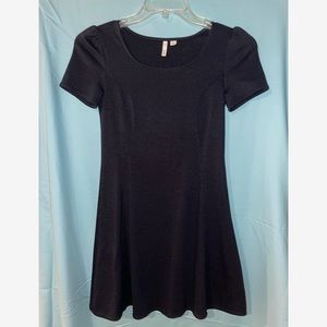 Frenchi Black Short Sleeve Dress in Size S